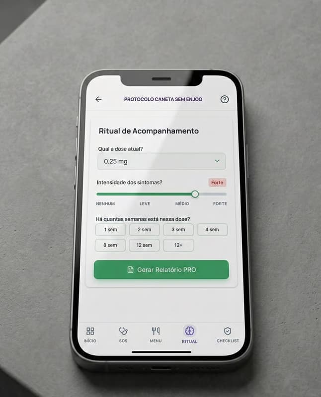 Checklist Ritual de aplicação ZERO ENJOO